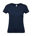 Dames T-shirt B&C E150 TW02T Navy